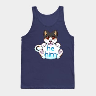 Doggy Pronouns - He/Him Tank Top